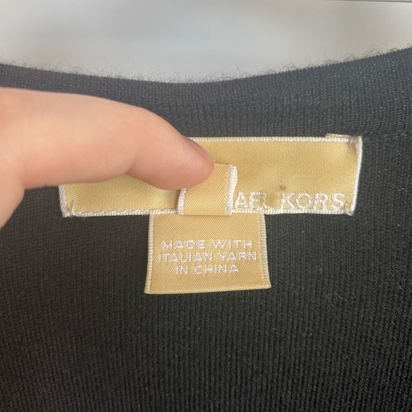 Michael Kors Black Cardigan Large - Picture 4 of 10